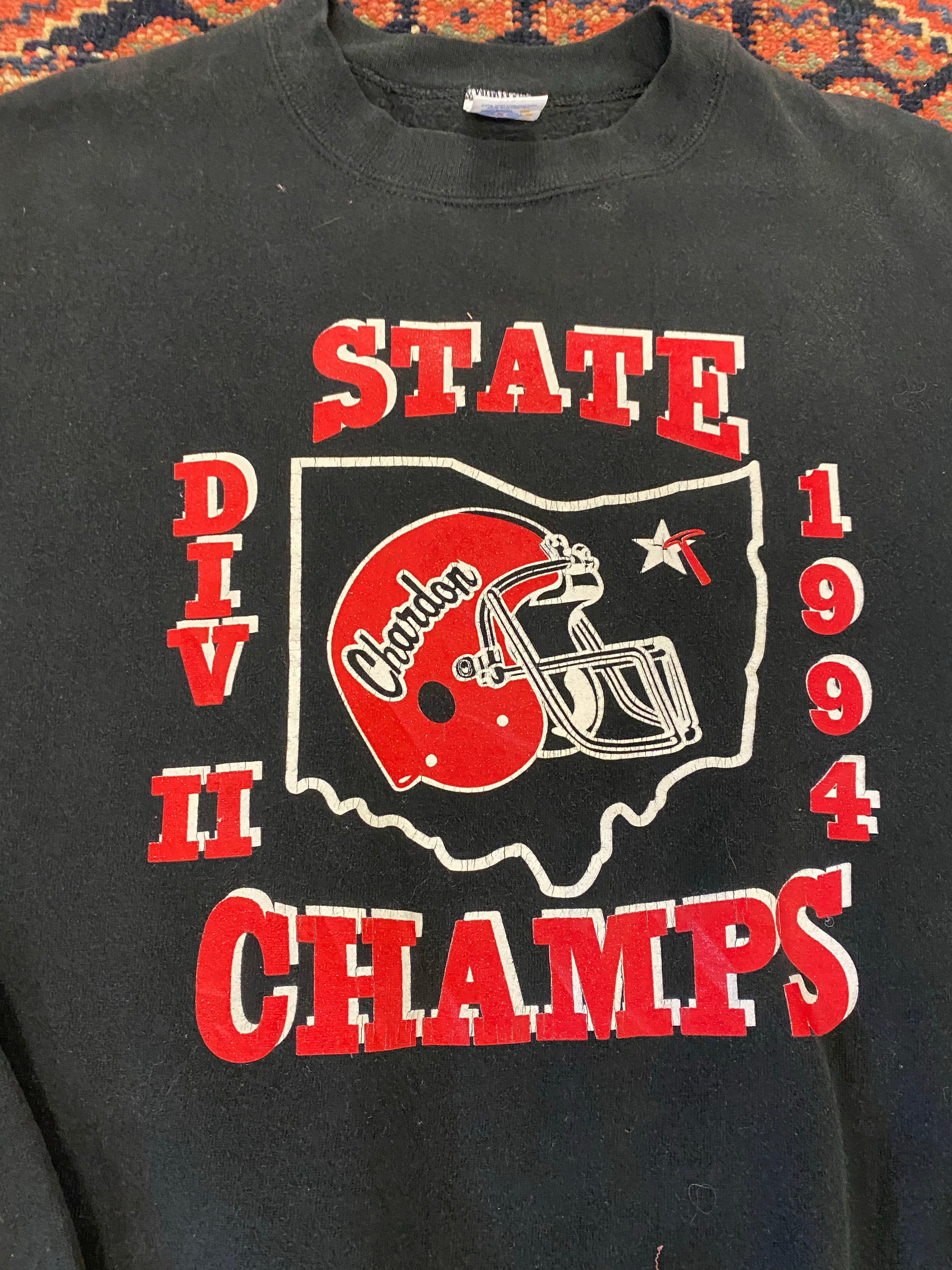 Vintage Front And Back State Champs Crewneck - M