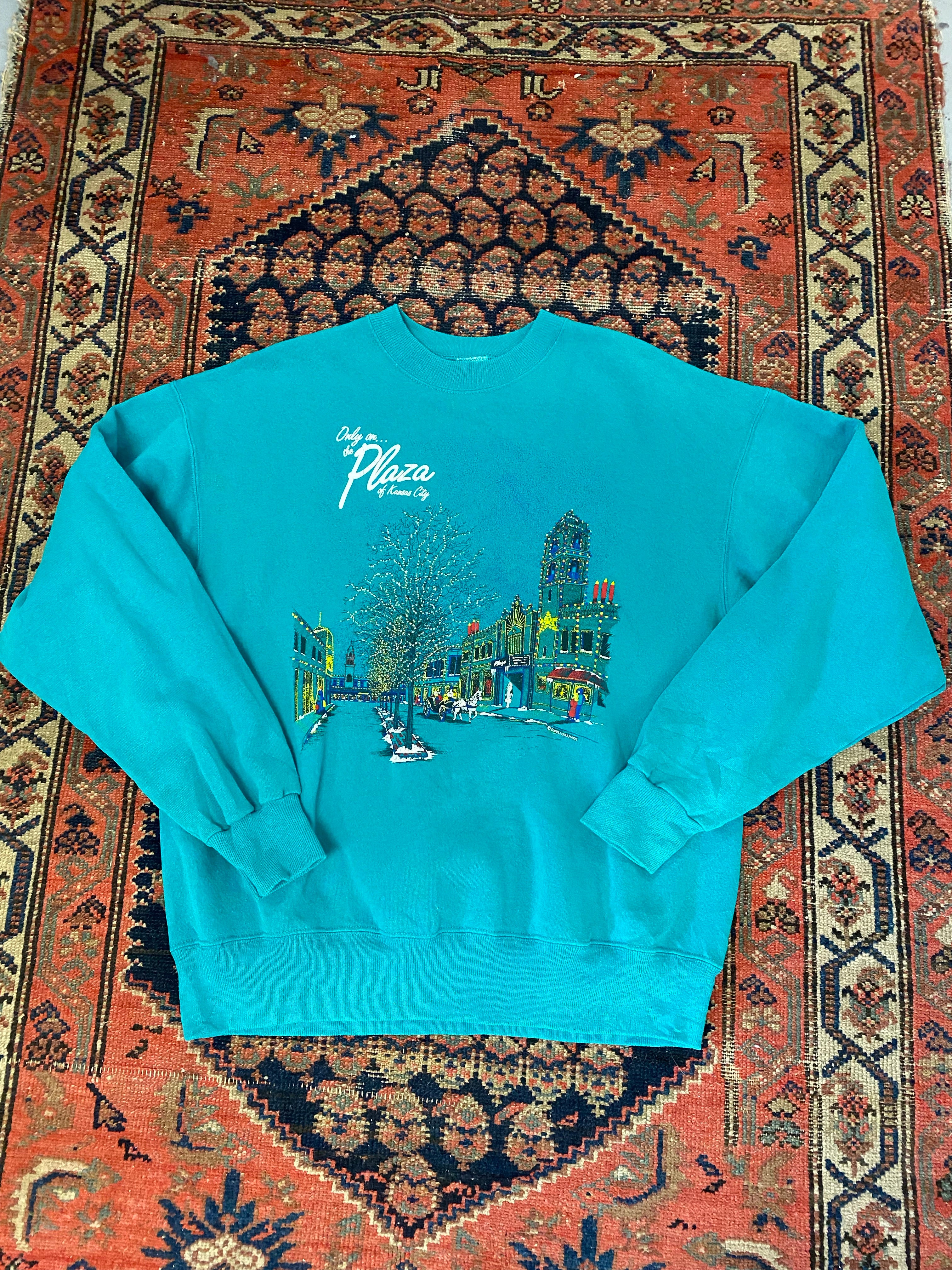 Vintage Front And Back Kansas City Crewneck - M