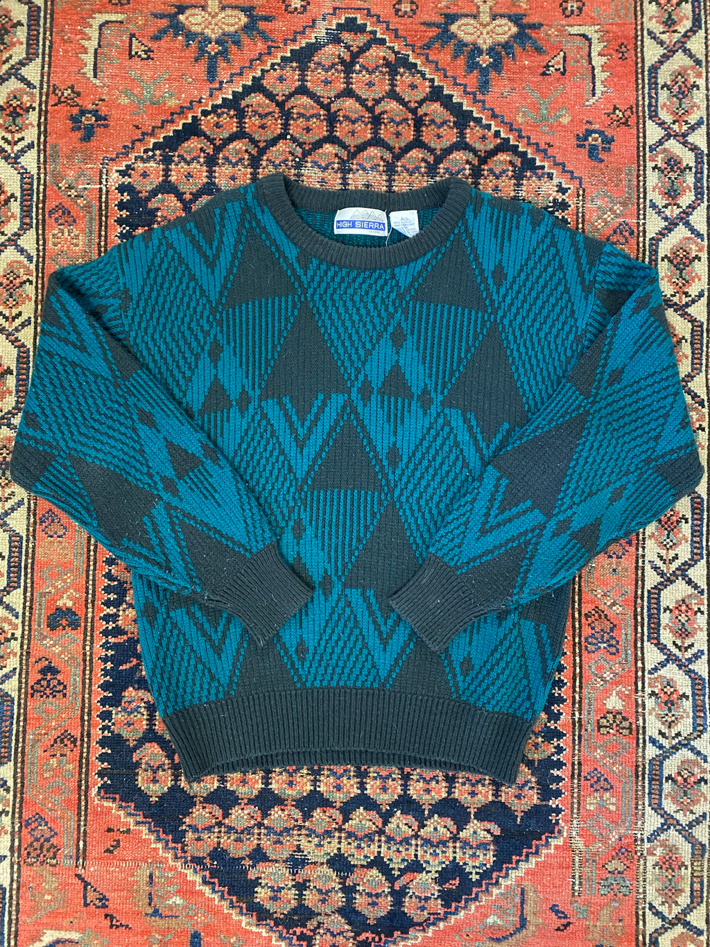 Vintage Patterned Knit - M