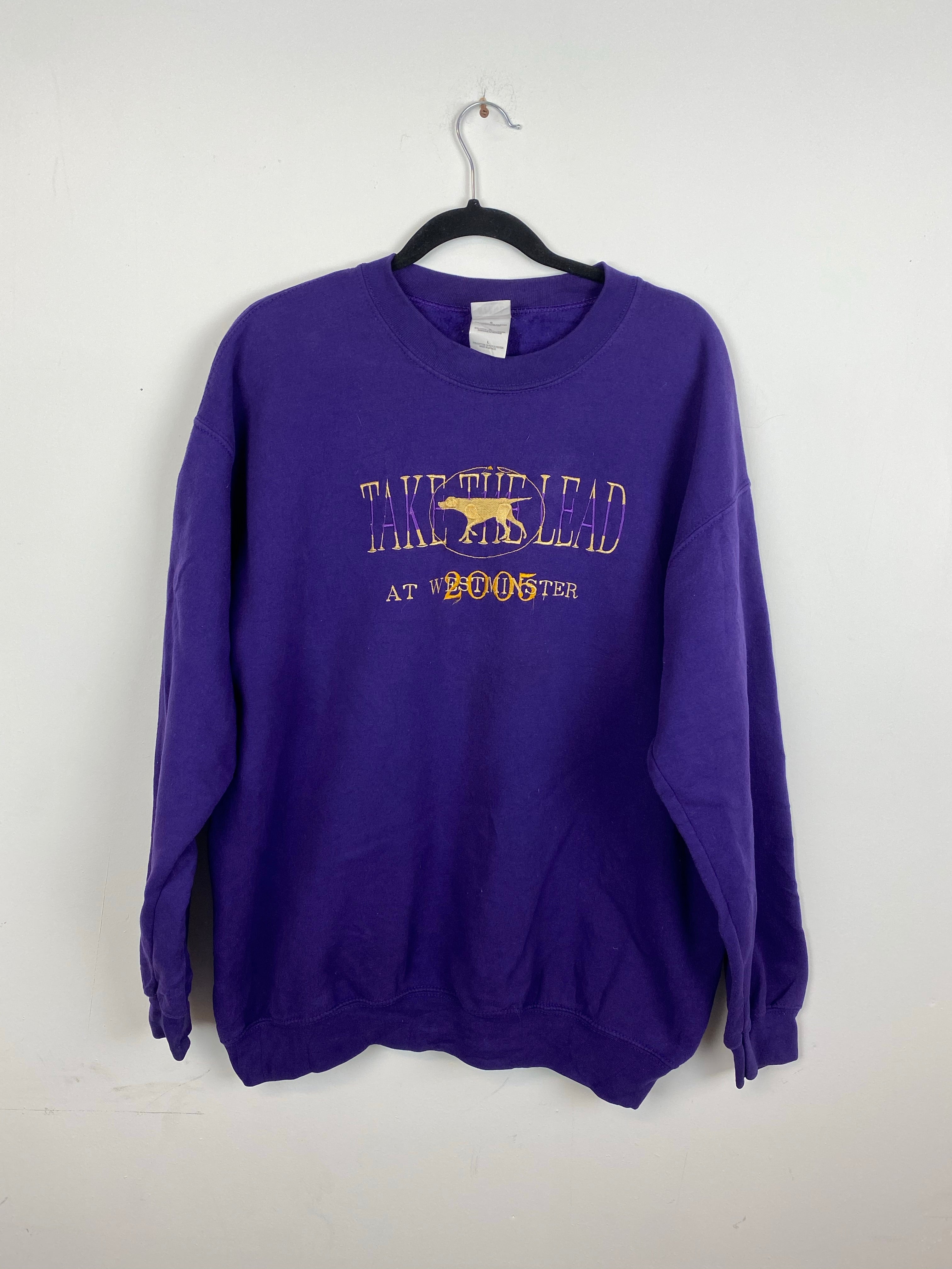 Embroidered Westminster crewneck