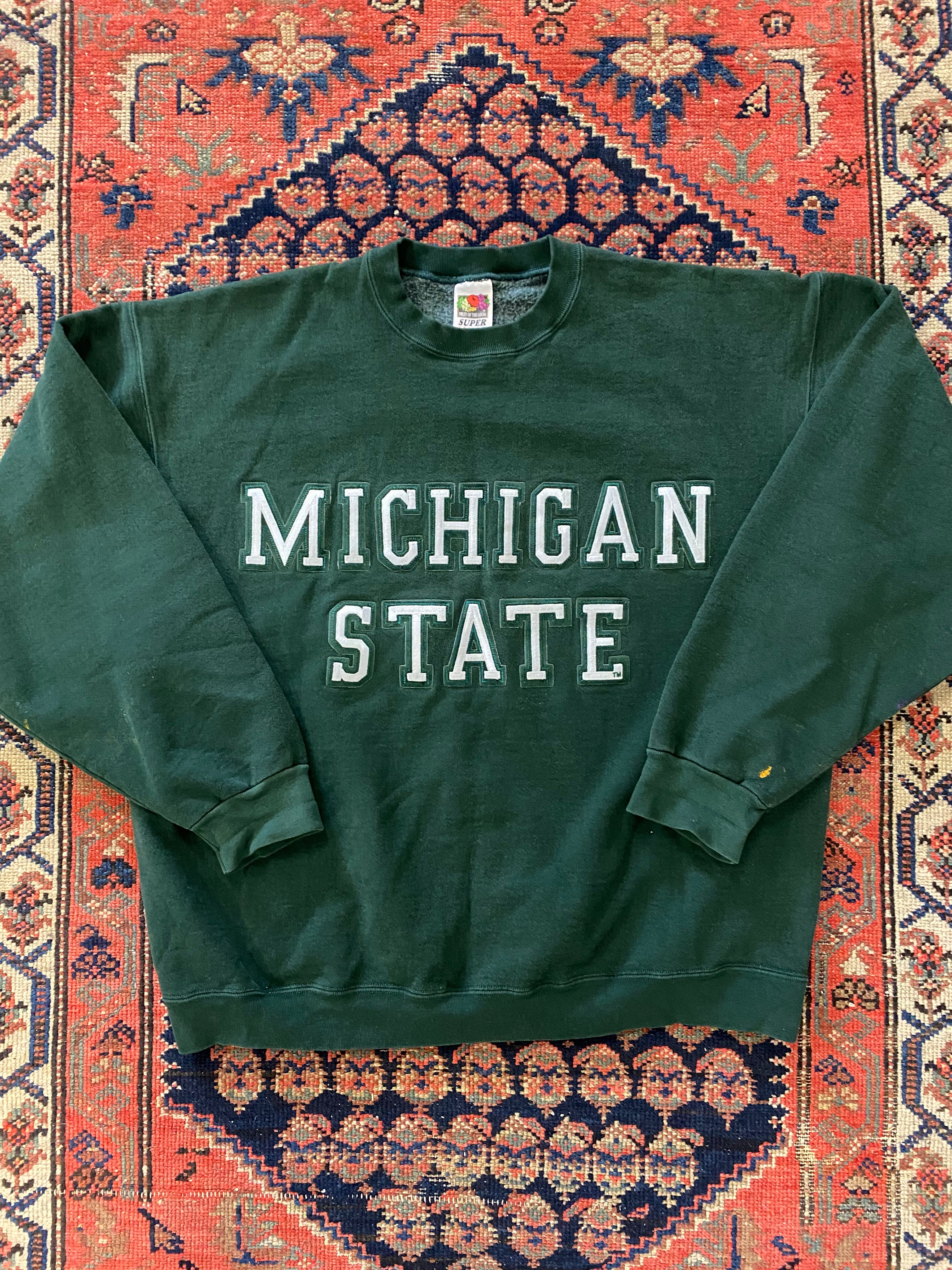 Vintage Michigan State Crewneck - L
