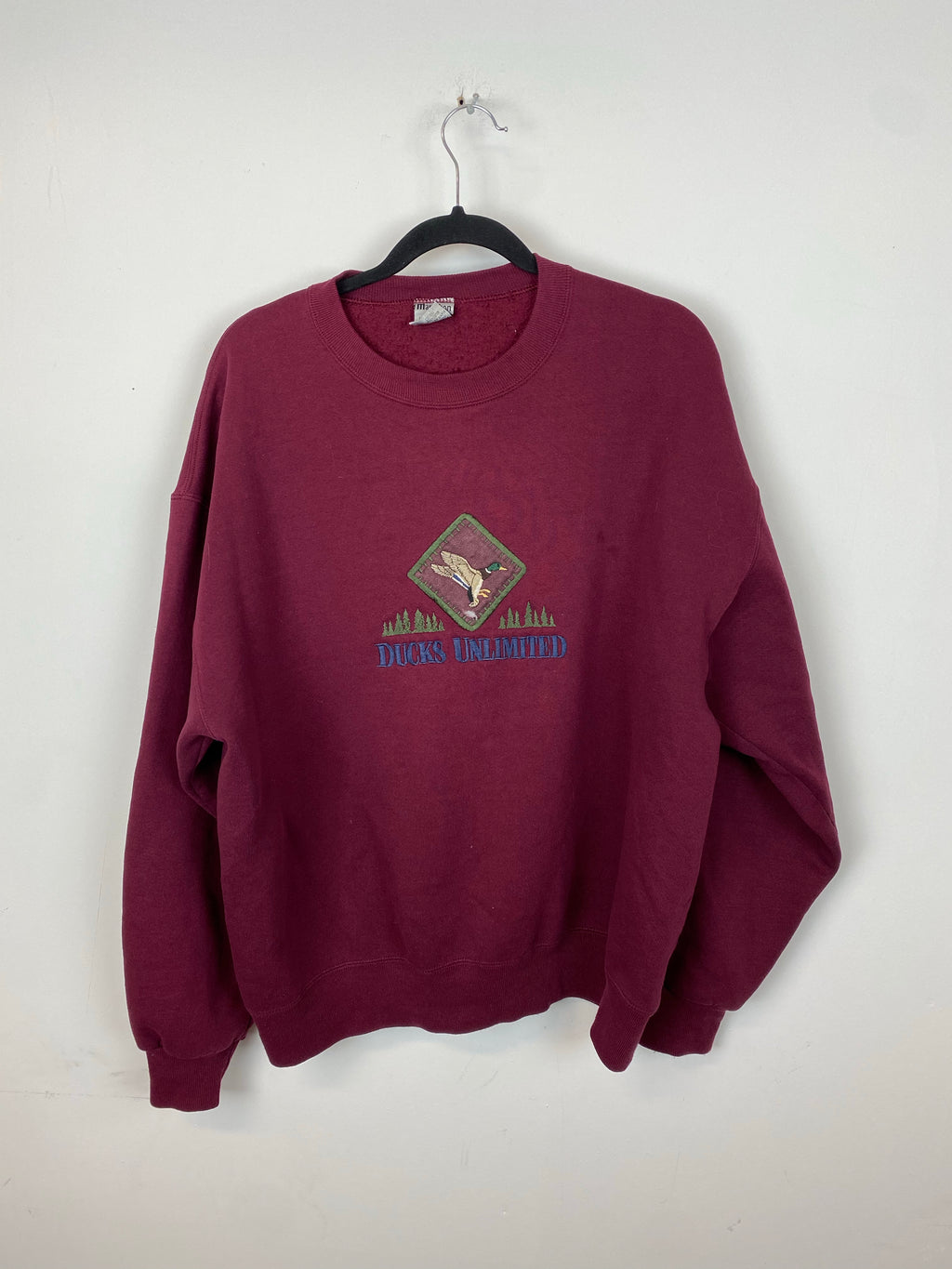 Vintage embroidered Ducks Unlimited crewneck - L
