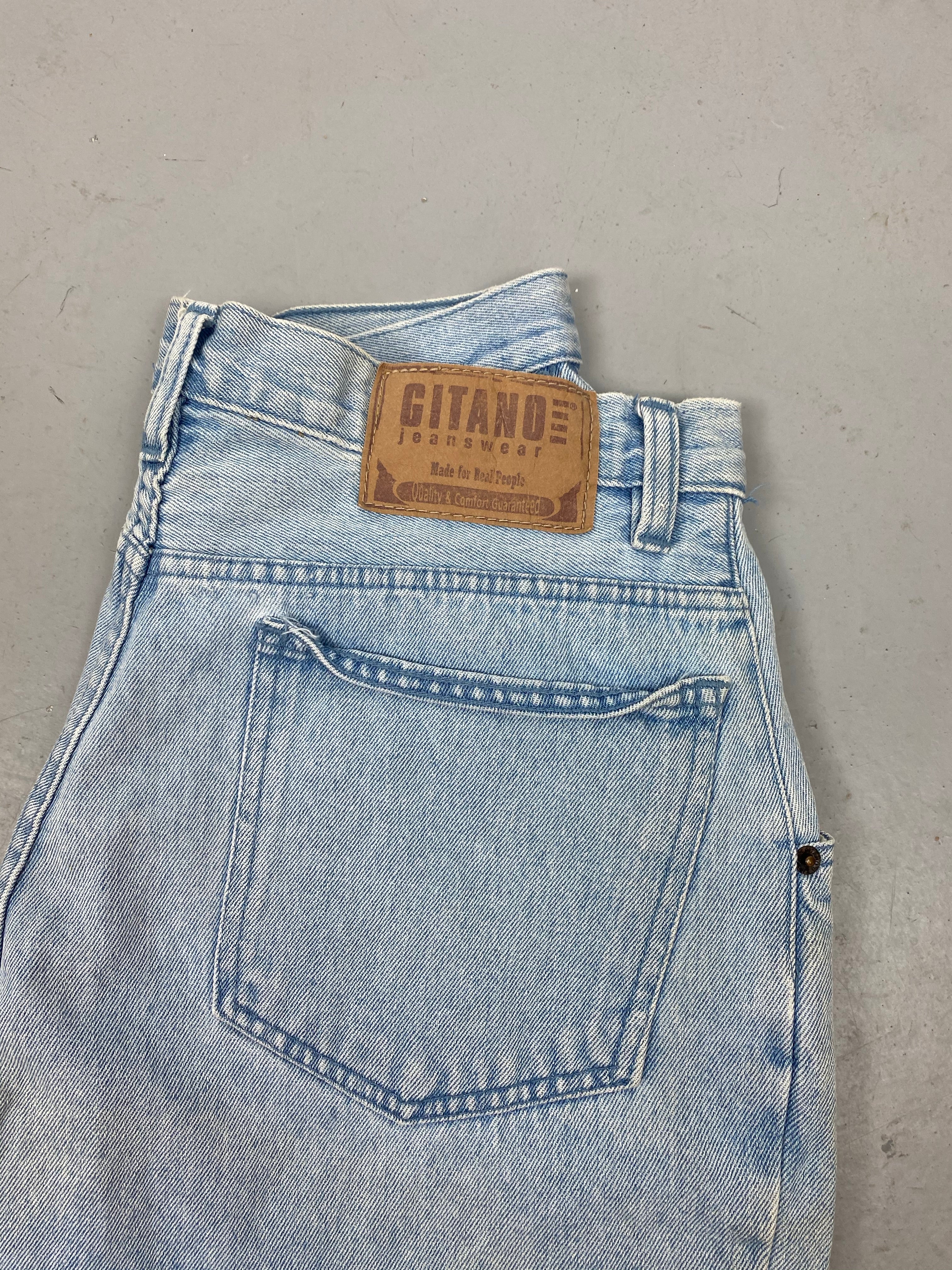 90s high waisted Gitano denim shorts - 31 in