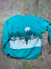 Load image into Gallery viewer, Front and back Wolf crewneck