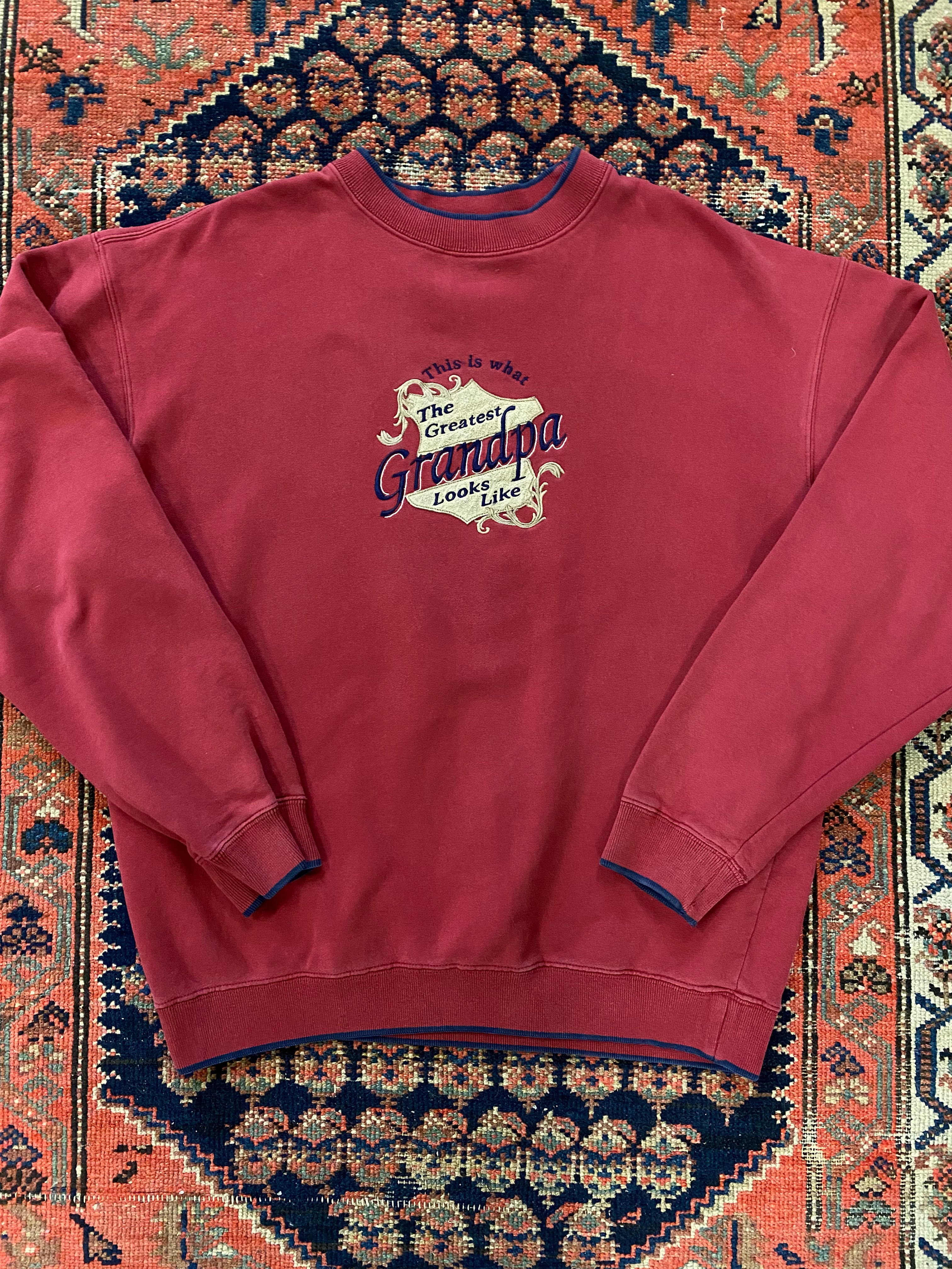 Vintage Grandpa Crewneck - L