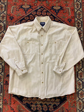 Load image into Gallery viewer, Vintage Creme Button Up Shirt - XL