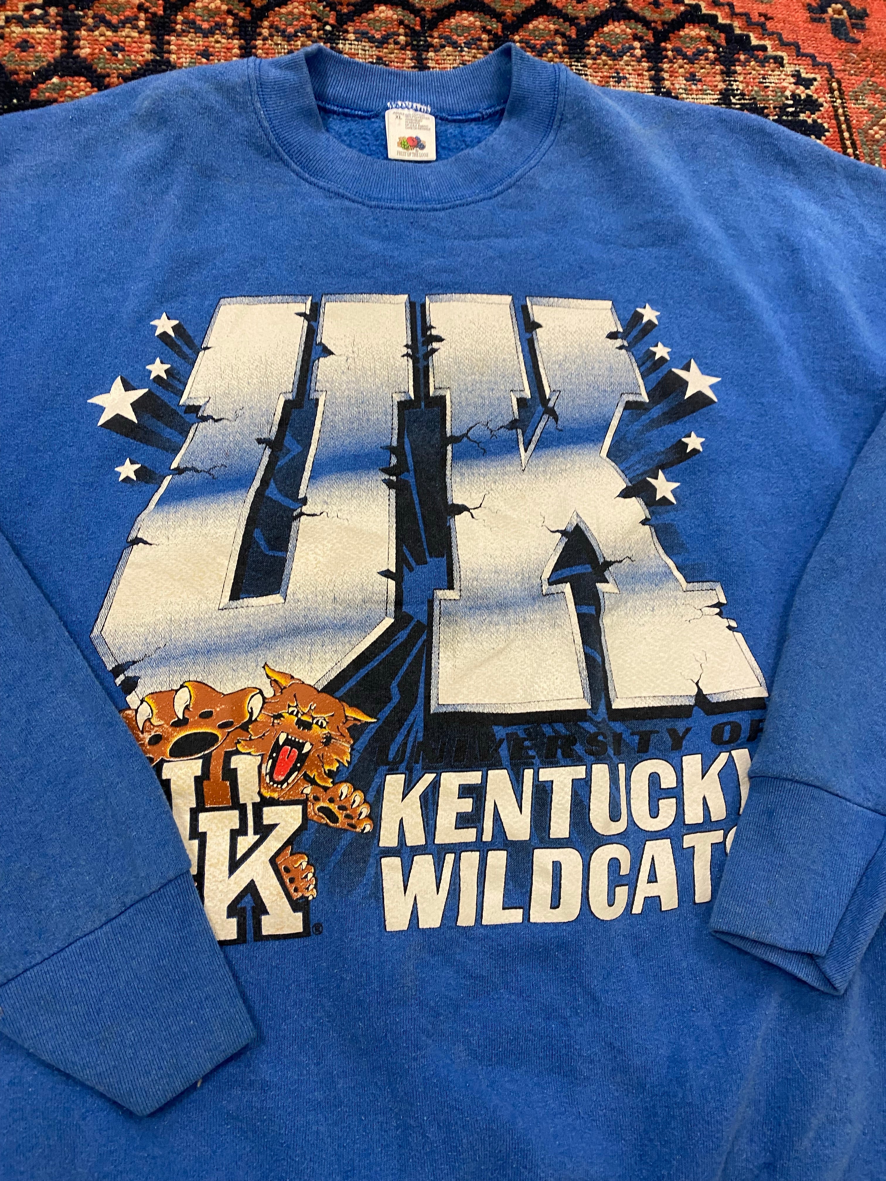 90s Kentucky Wild Cats Crewneck - M