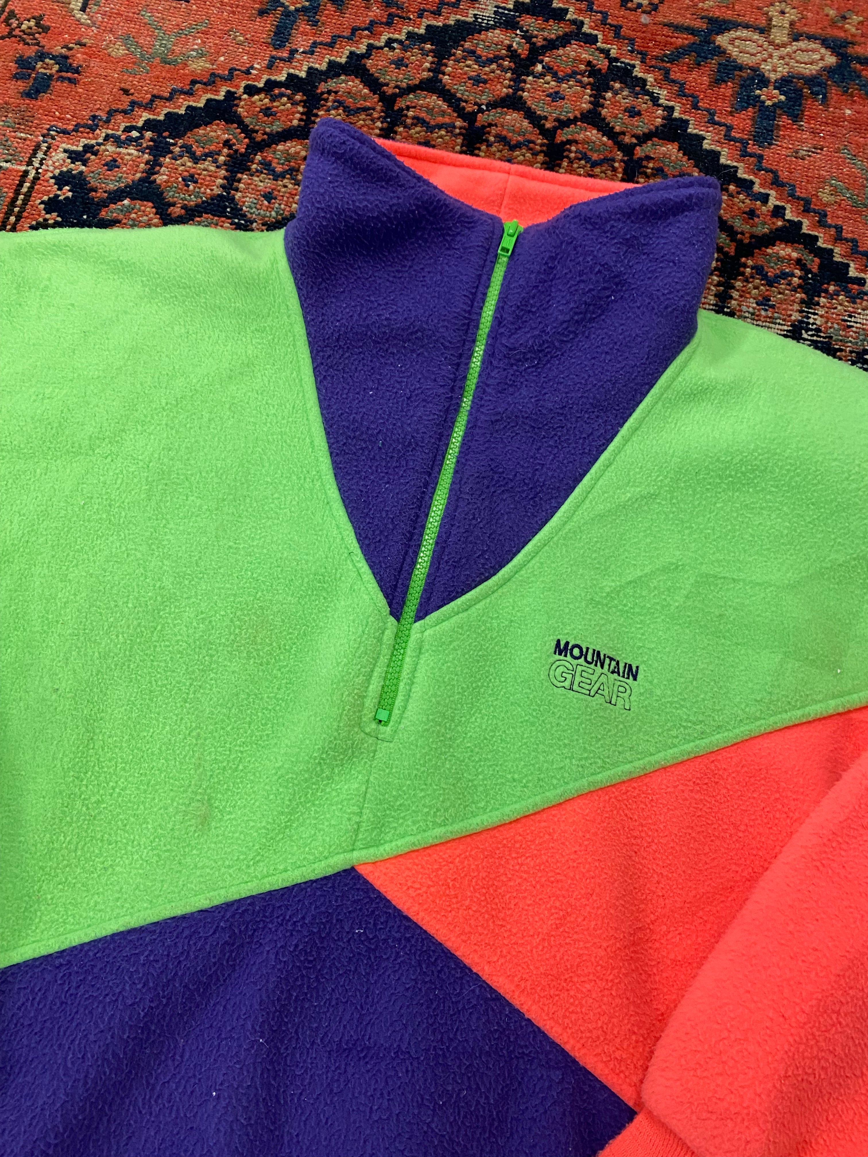 Vintage MountainWear Quarter Zip Fleece - M