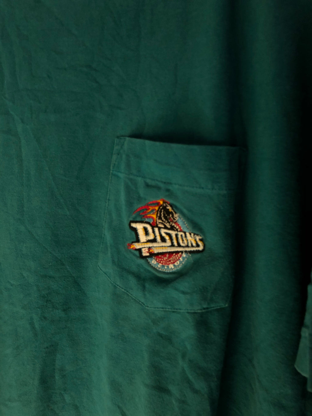 Embroidered Pistons T shirt