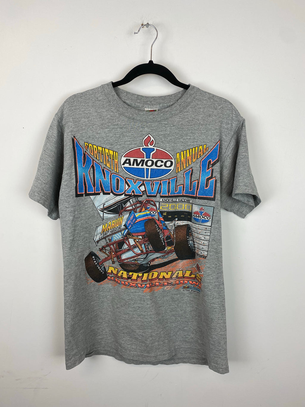 90s Front And Back Racing T shirt - S