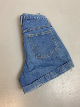 Load image into Gallery viewer, 90s Not Guilty High Waisted Cuffed Denim Shorts - 28in