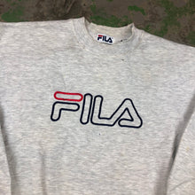 Load image into Gallery viewer, Vintage Embroidered Fila Crewneck