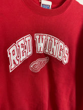 Load image into Gallery viewer, Heavy weight embroidered Red Wings crewneck
