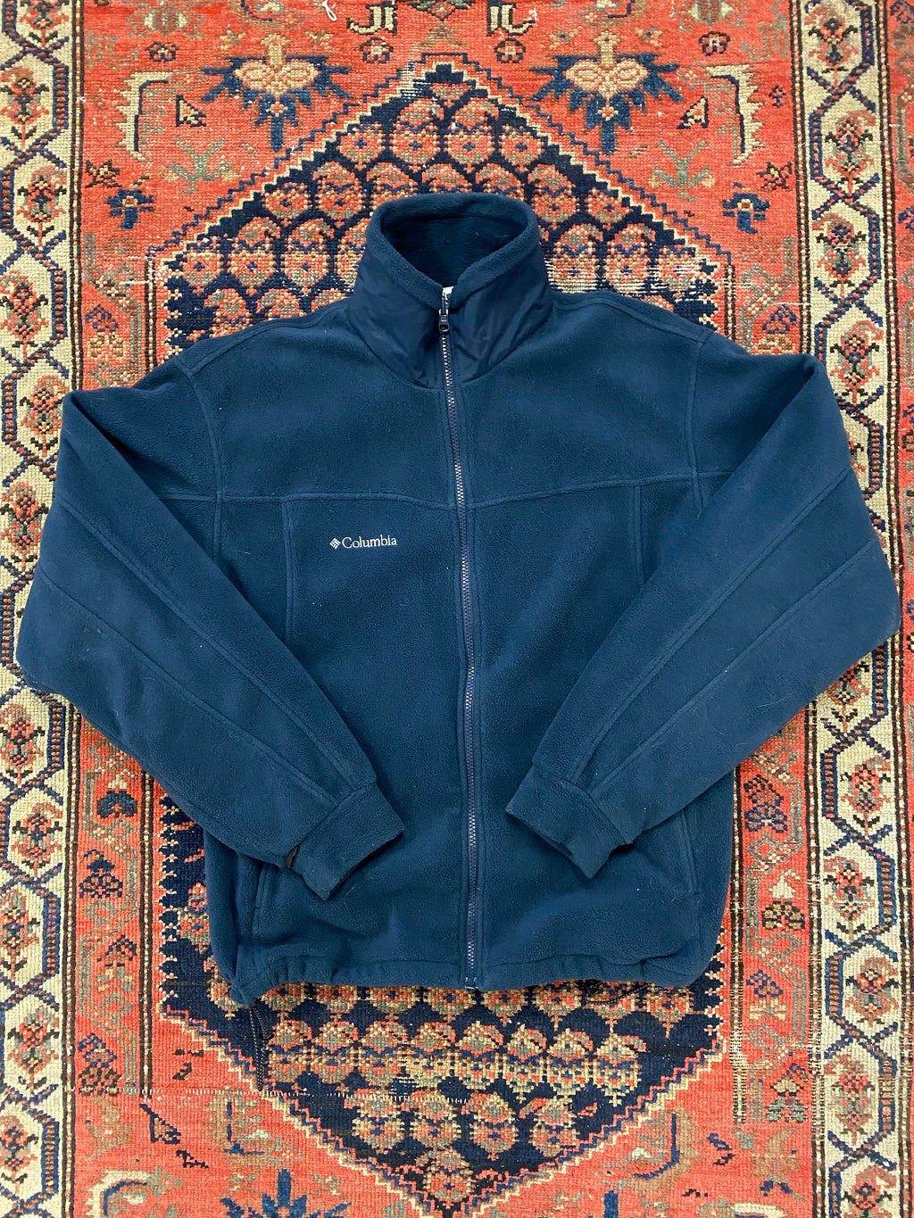 Vintage Columbia Navy Fleece - M