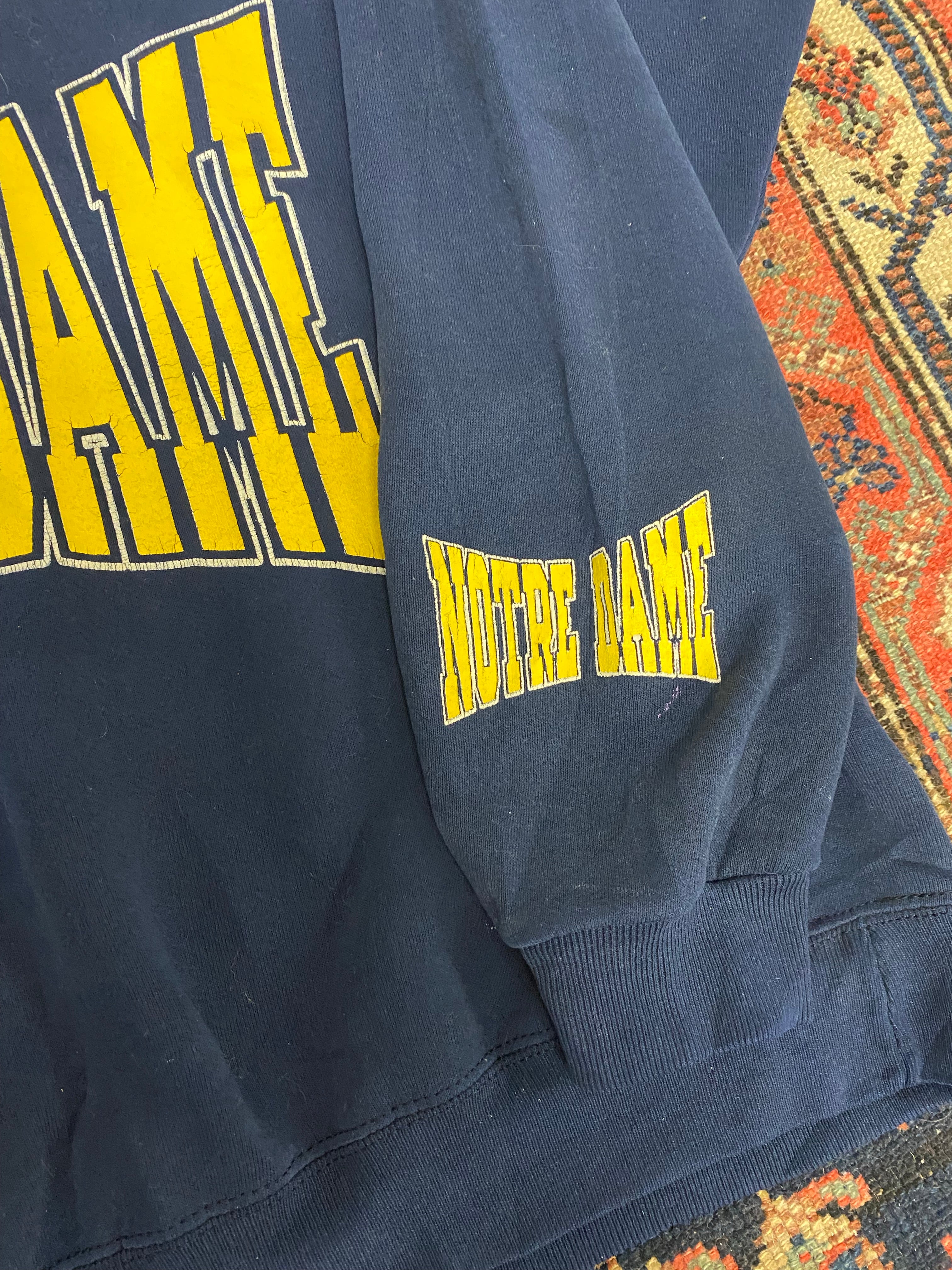 90s Notre Dame Crewneck - M
