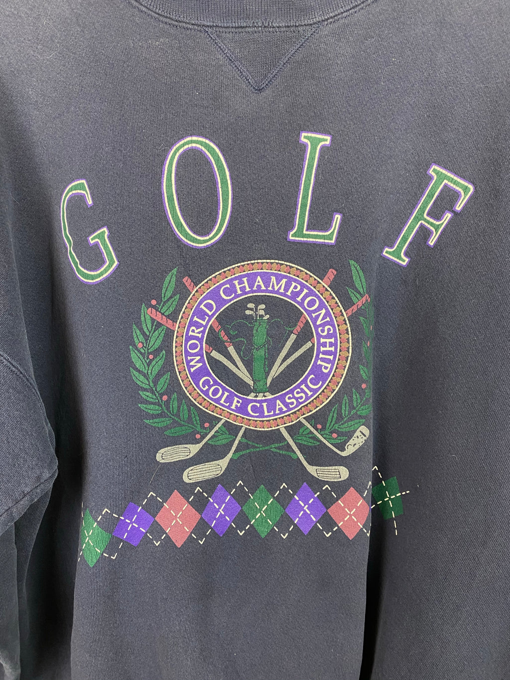 90s Golf heavy weight crewneck - L