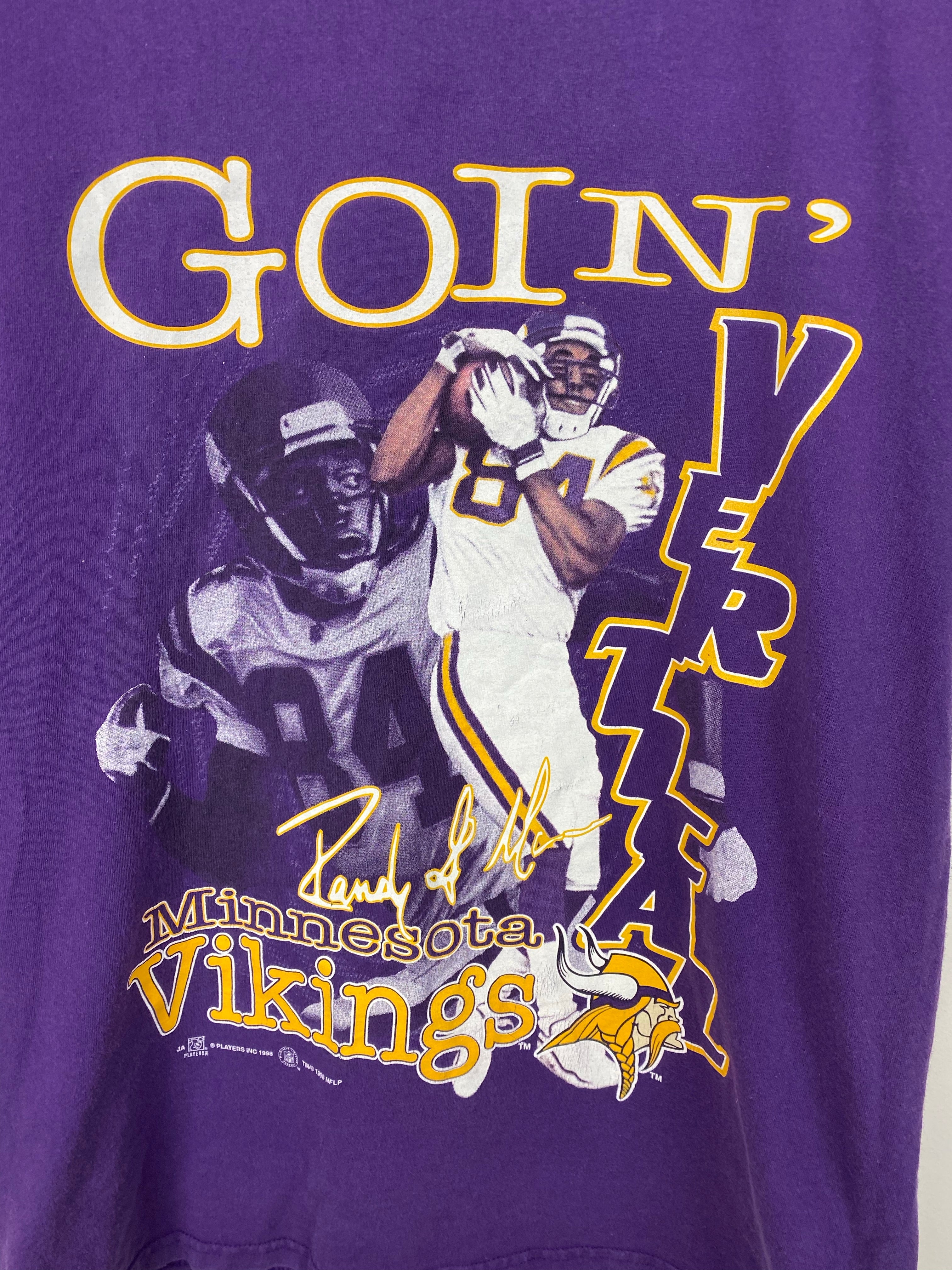 90s Vikings t shirt - M