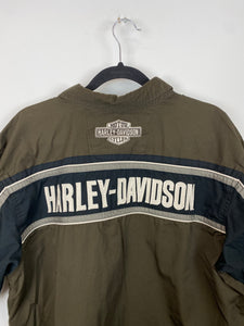 90s Harley Davidson short sleeve button up - L/XL