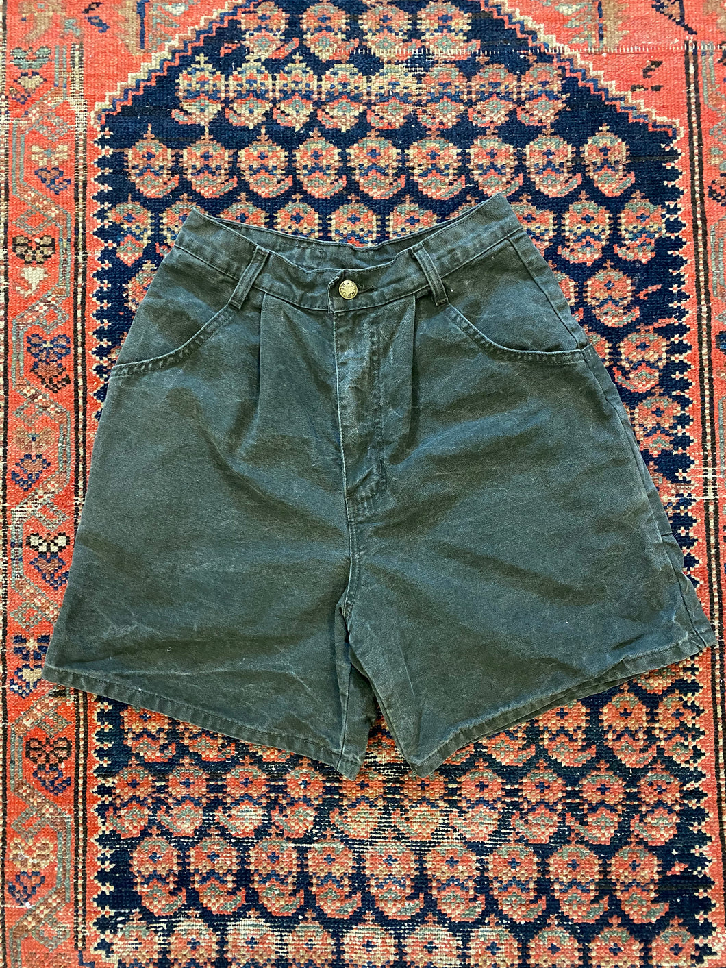 Vintage stone Wash mec denim Shorts - 25IN/W
