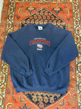 Load image into Gallery viewer, Vintage Patriots Embroidered Super Bowel Champions Crewneck - L