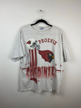 Load image into Gallery viewer, Front and back Phoenix Cardinals t shirt