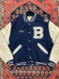 Vintage patched varsity jacket S/M