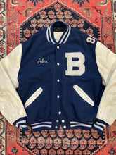 Load image into Gallery viewer, Vintage patched varsity jacket S/M