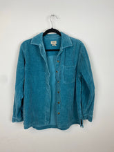 Load image into Gallery viewer, Vintage blue heavy corduroy button up - S