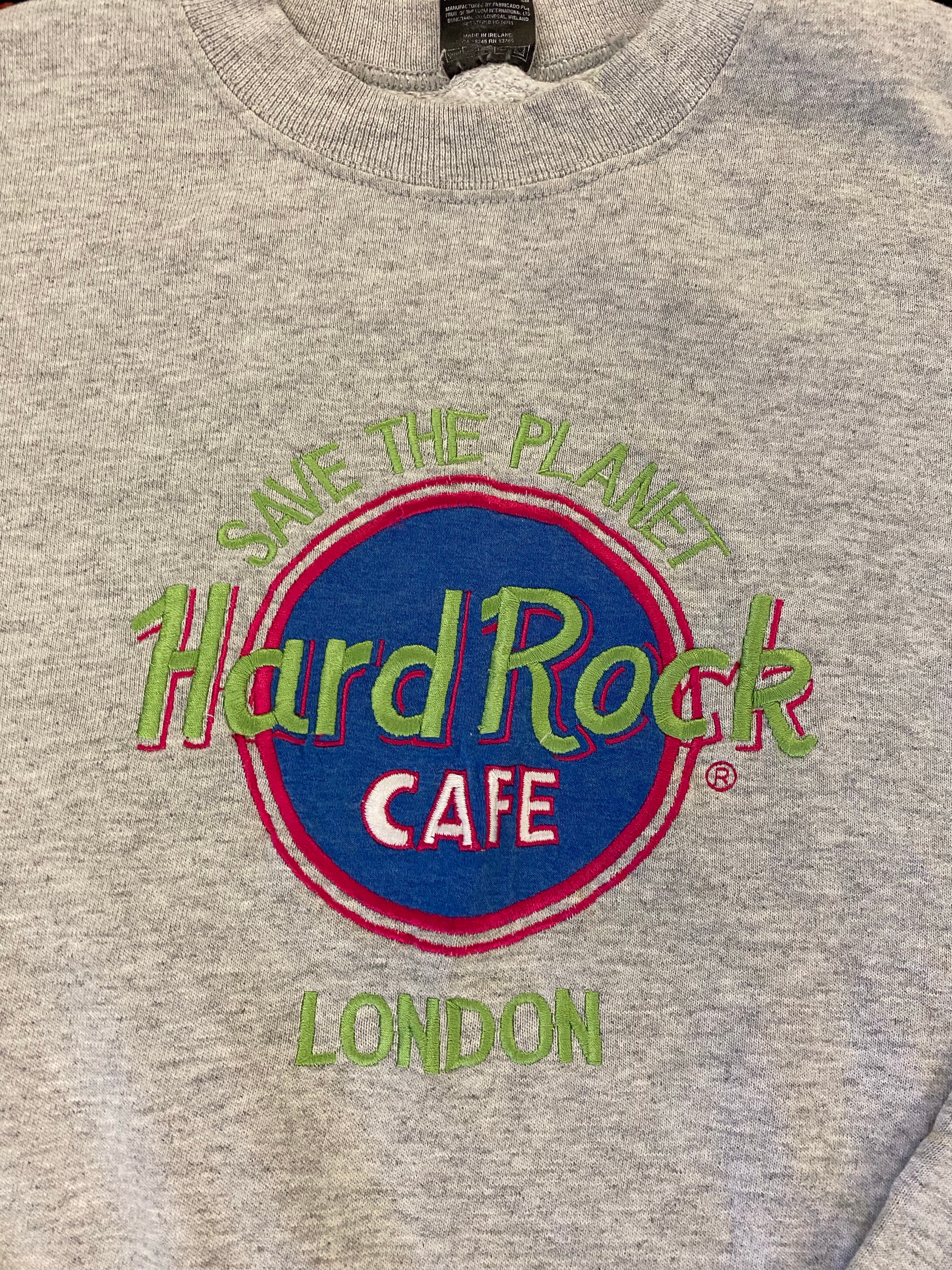 Vintage Hardrock Cafe London Crewneck - M