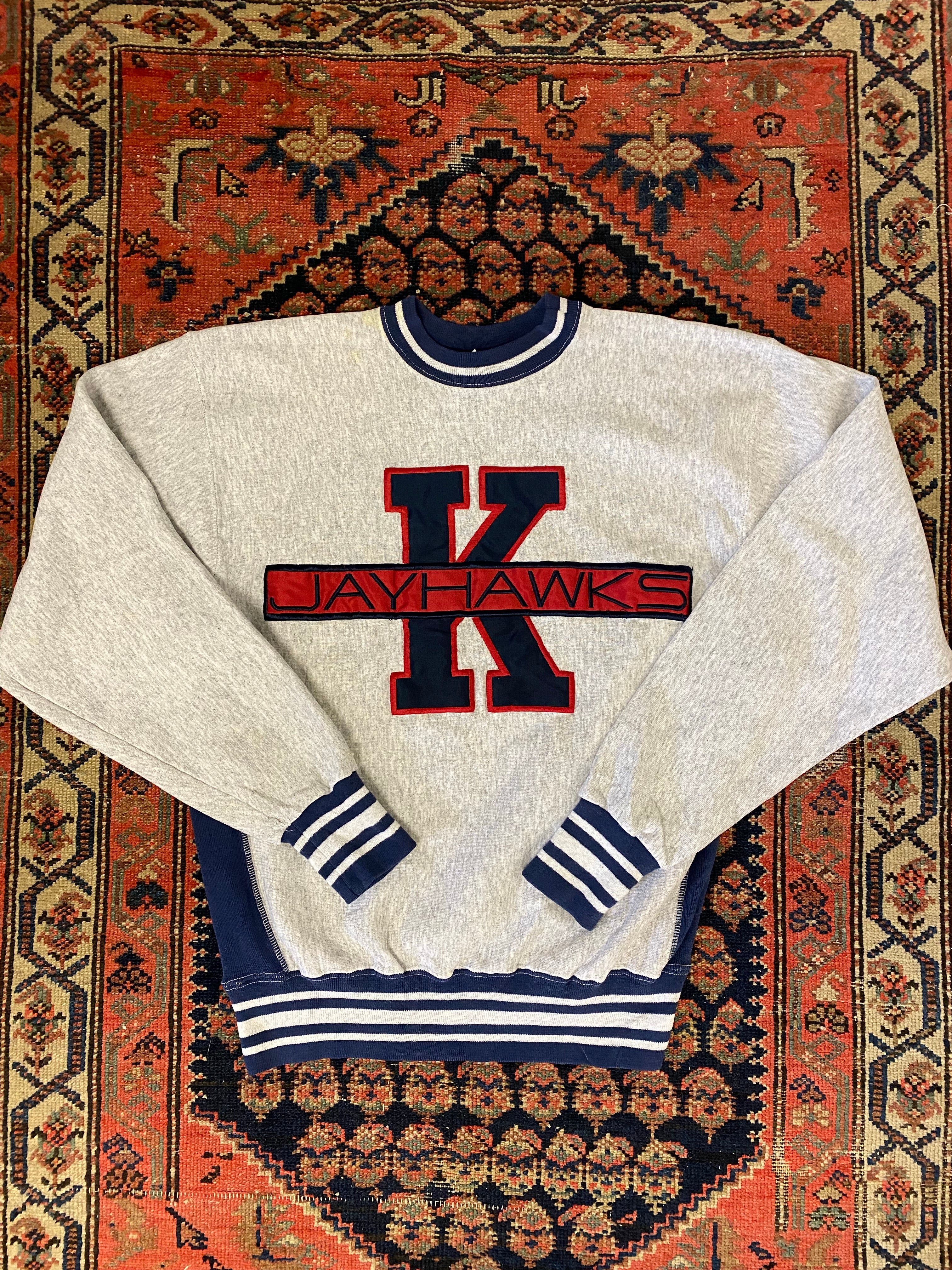 Vintage Ribbed University Crewneck - M