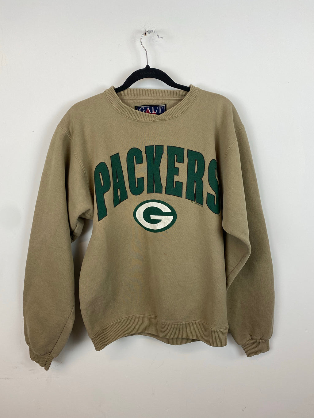 90s heavy weight Green Bay Packers crewneck - XS