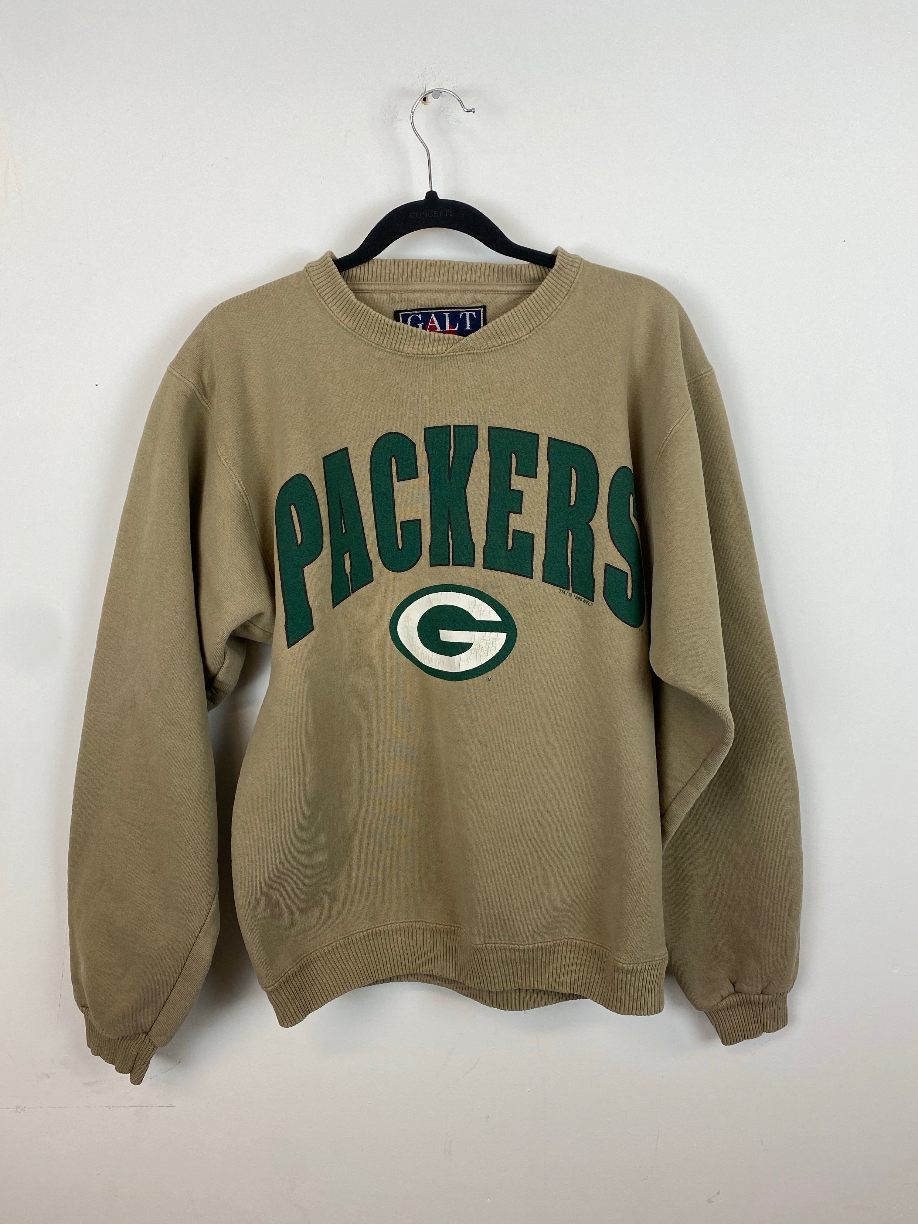 90s heavy weight Green Bay Packers crewneck - XS