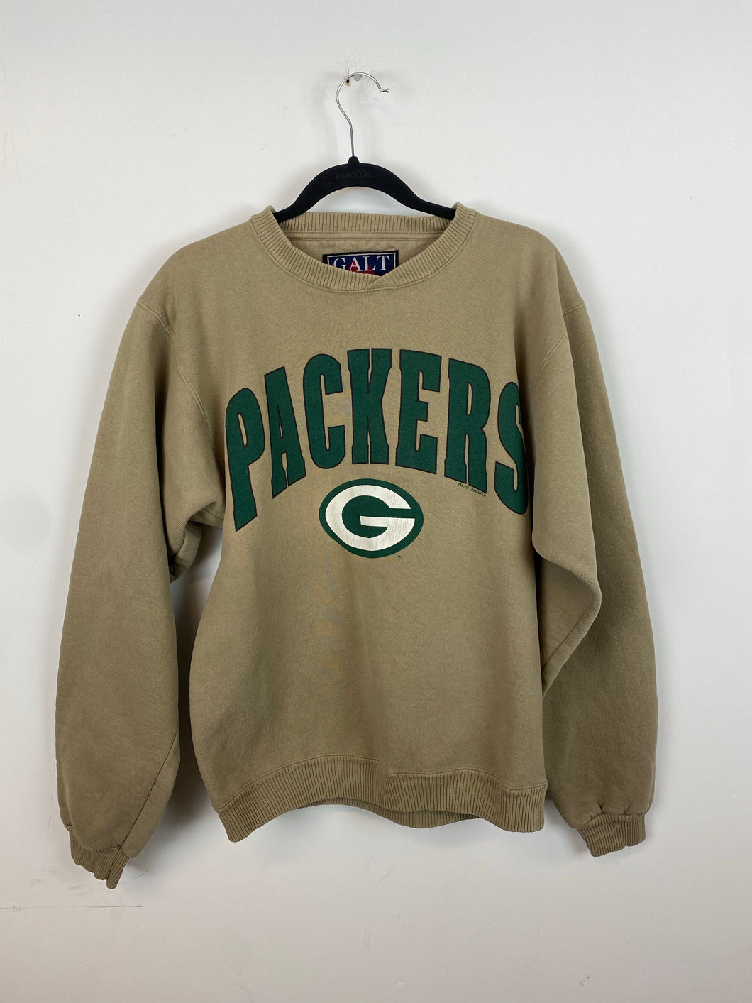90s heavy weight Green Bay Packers crewneck - XS