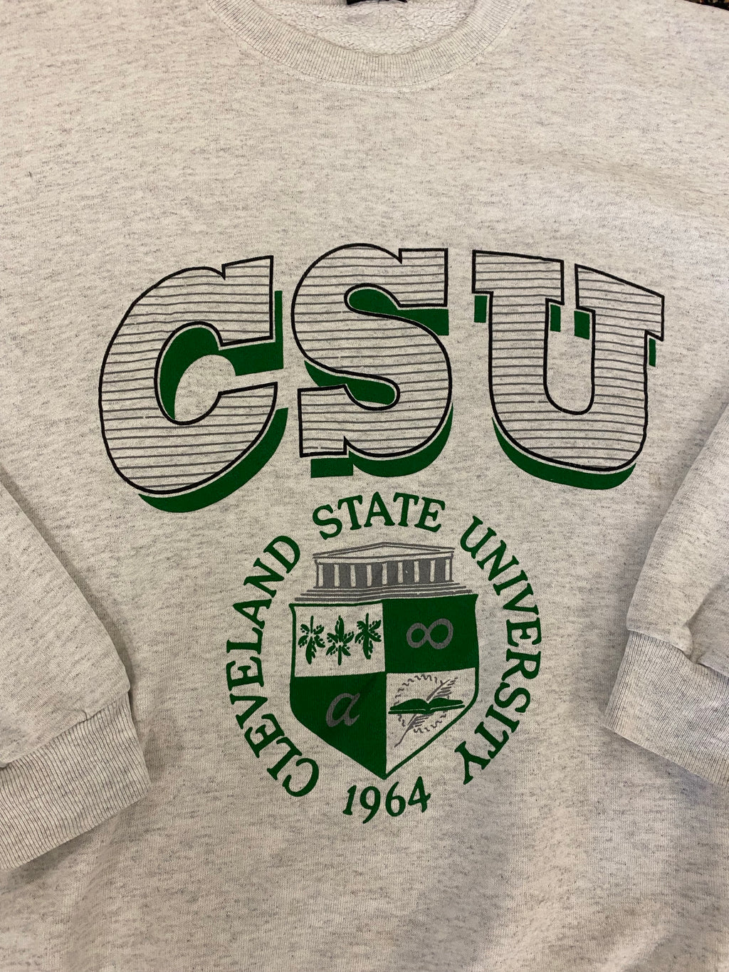 90s Cleveland State University Crewneck - L