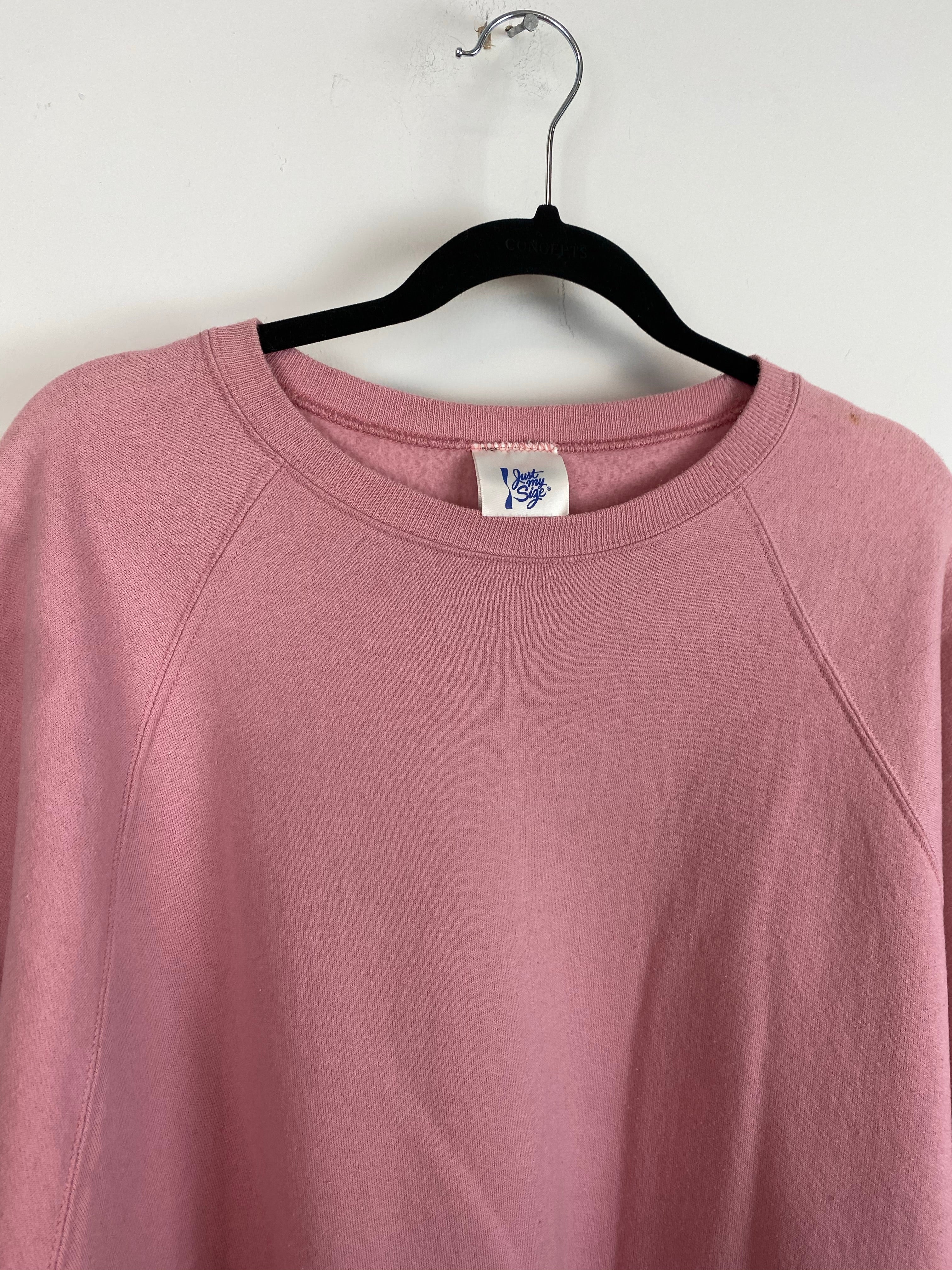 Vintage purple blank crewneck - L