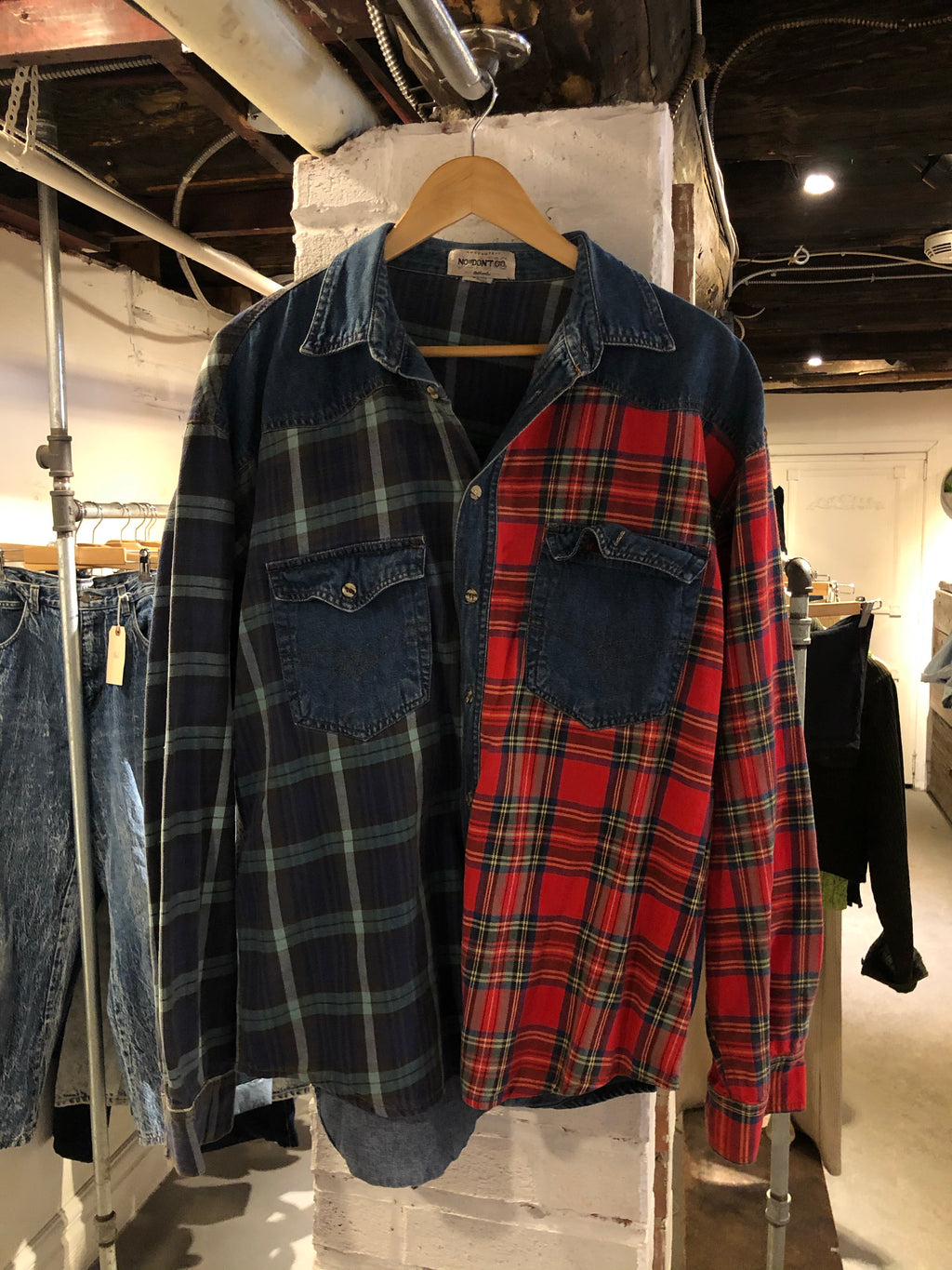 Multi Coloured Button Up