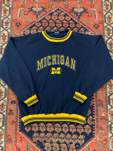 Vintage Embroidered Michigan Crewneck - M/L