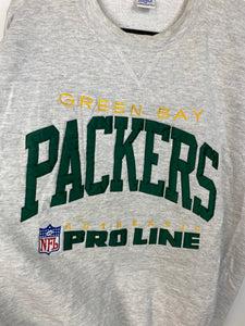 90s embroidered Green Bay Packers crewneck