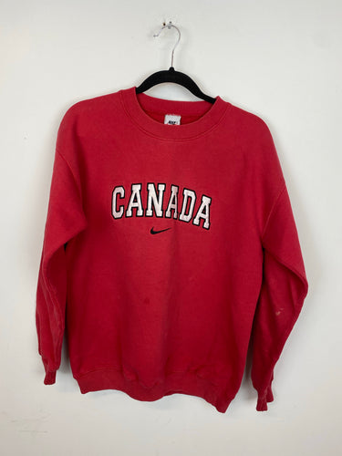 90s Embroidered Nike Canada Crewneck - S