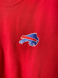 90s Embroidered Buffalo Bills Crewneck - L