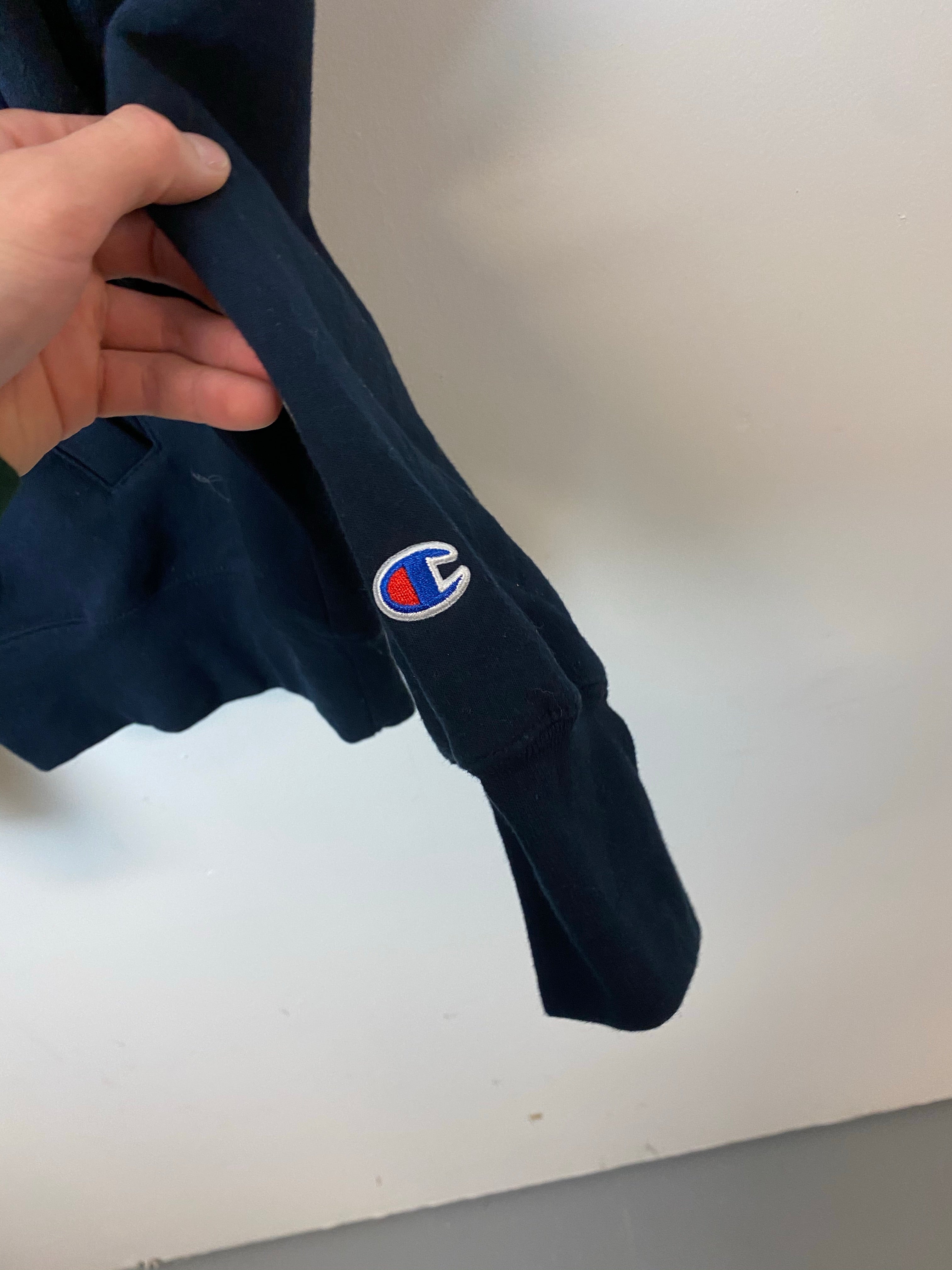 Authentic Champion Quarter zip Crewneck - L