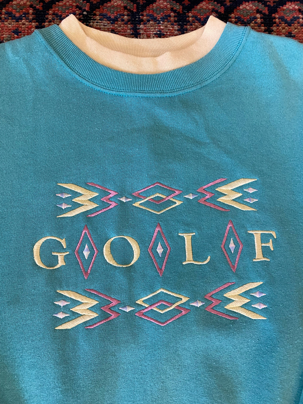 Vintage Embroidered Golf Crewneck - S