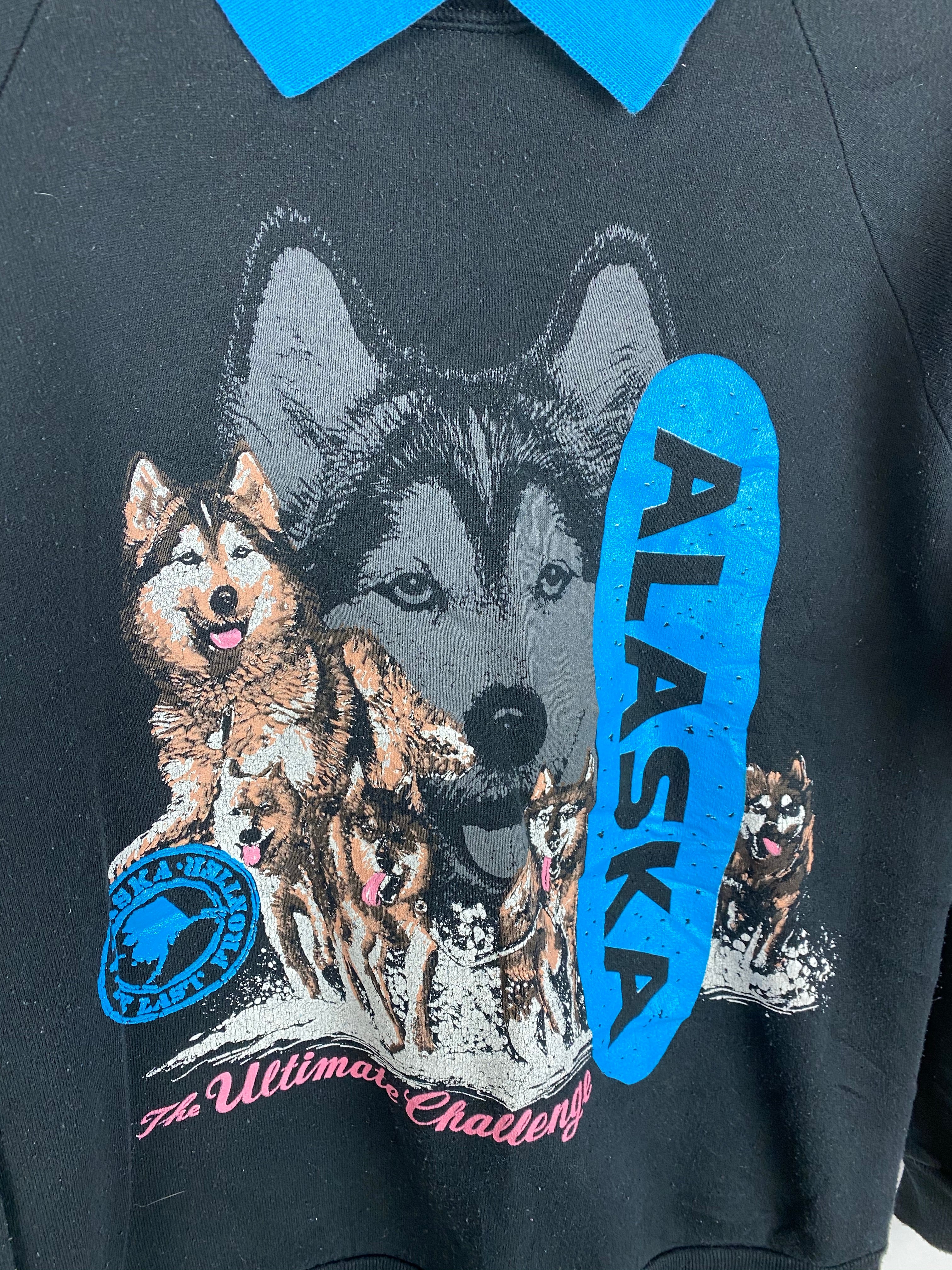 90s collared crewneck