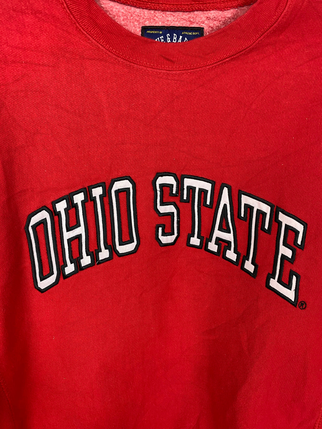 Embroidered Ohio State crewneck