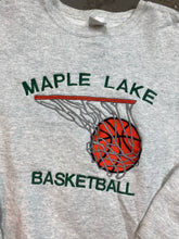 Load image into Gallery viewer, Heavy weight embroidered basketball crewneck