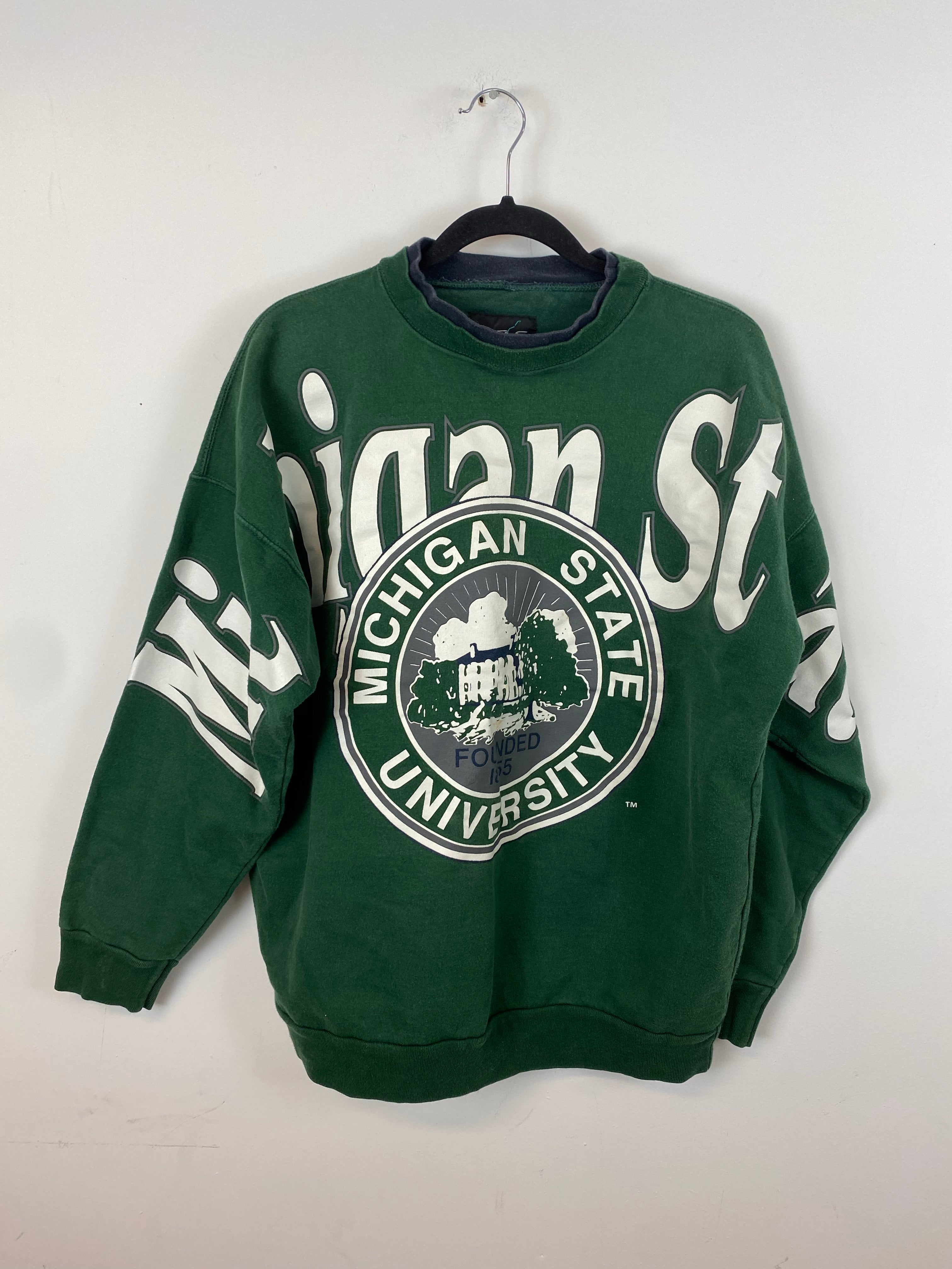 90s Michigan State crewneck - XS/S