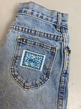Load image into Gallery viewer, Vintage Chic High Waisted Denim frayed Shorts - 26in