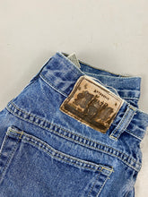 Load image into Gallery viewer, 90s St. John’s high waisted denim shorts - 28in