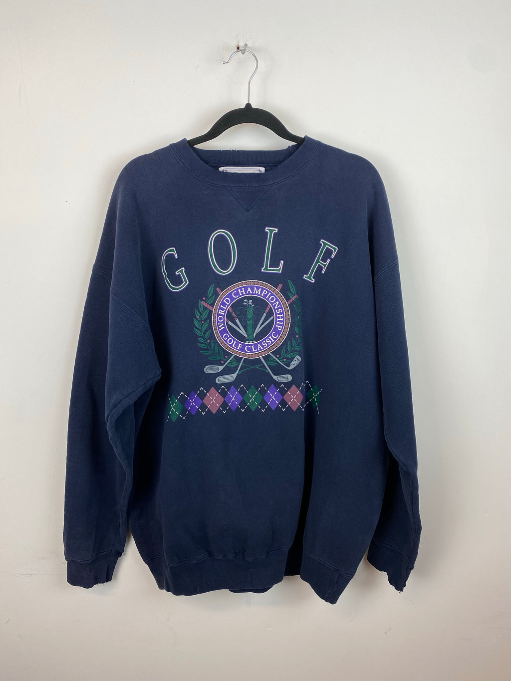90s Golf heavy weight crewneck - L