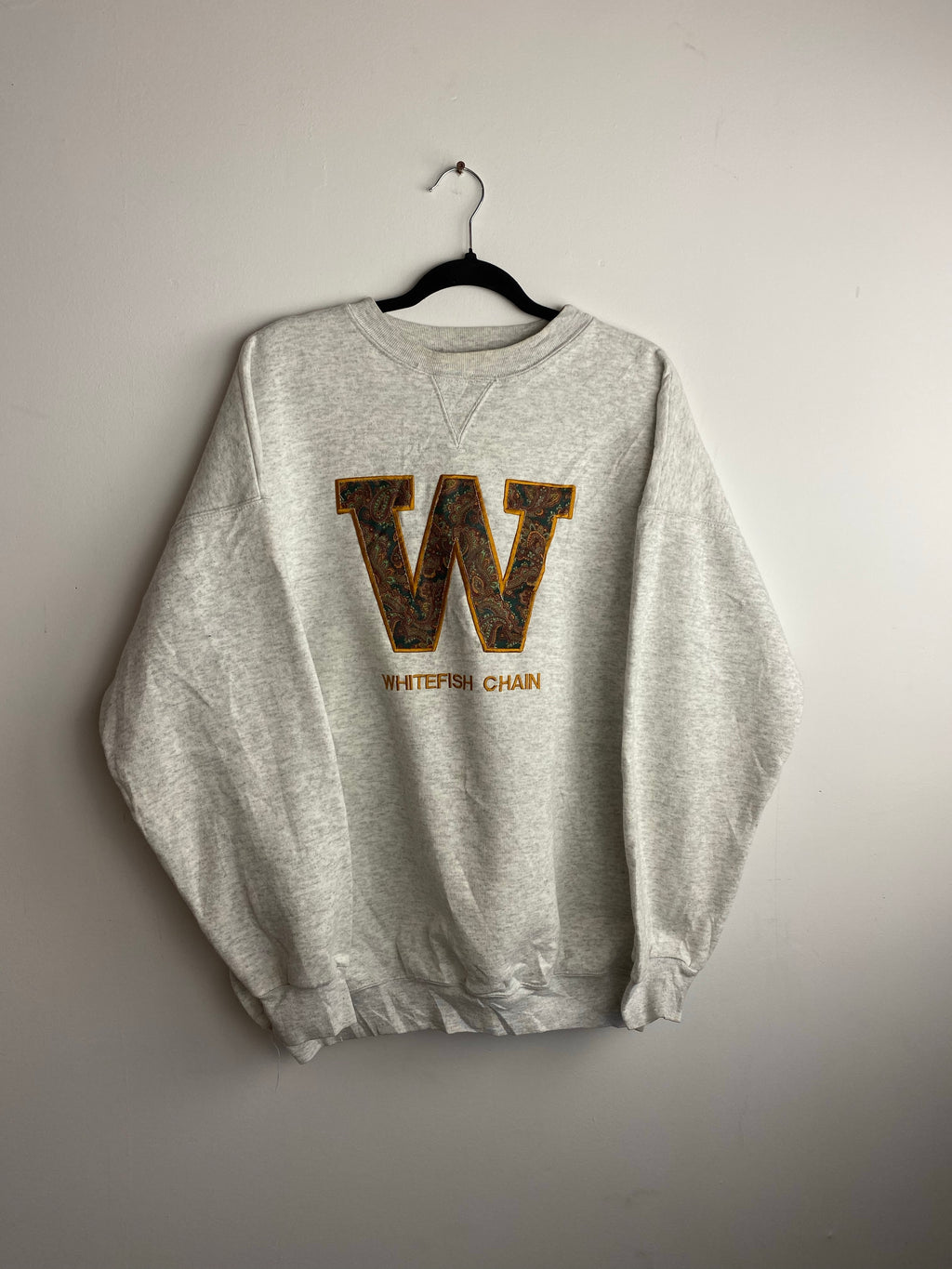 Vintage varsity crewneck